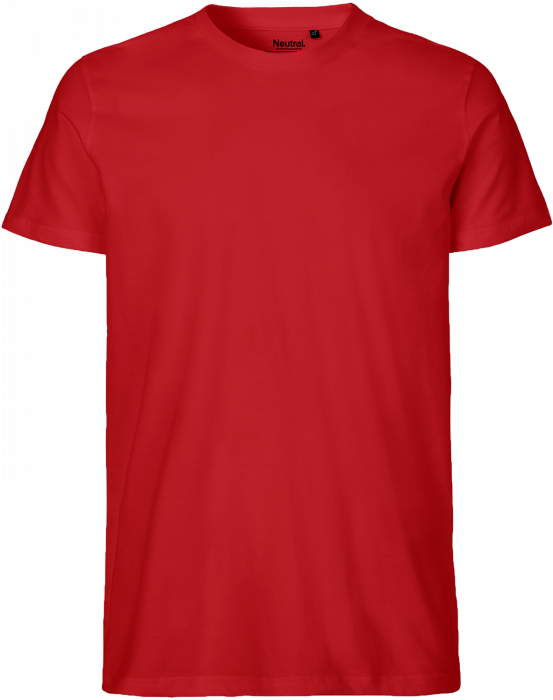 Neutral - Organic Fit Cotton T-Shirt - Red
